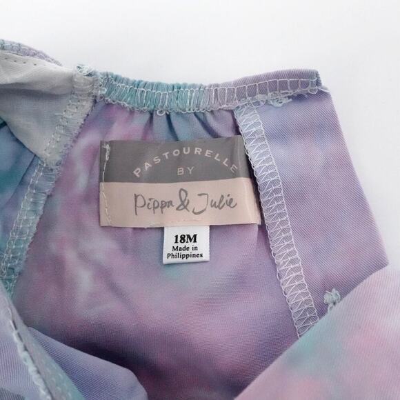 Pastourelle by Pippa & Julie Romper Baby Girl 18 M Cotton-Candy Jumpsuit - Picture 2 of 13